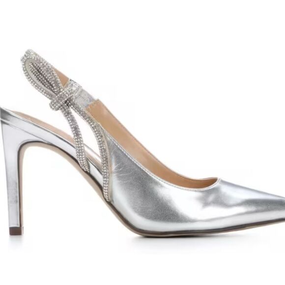 BRAND NEW UNISA SLINBACK HEELS with RHINESTONE POINTED TOEPUMP - Picture 14 of 14